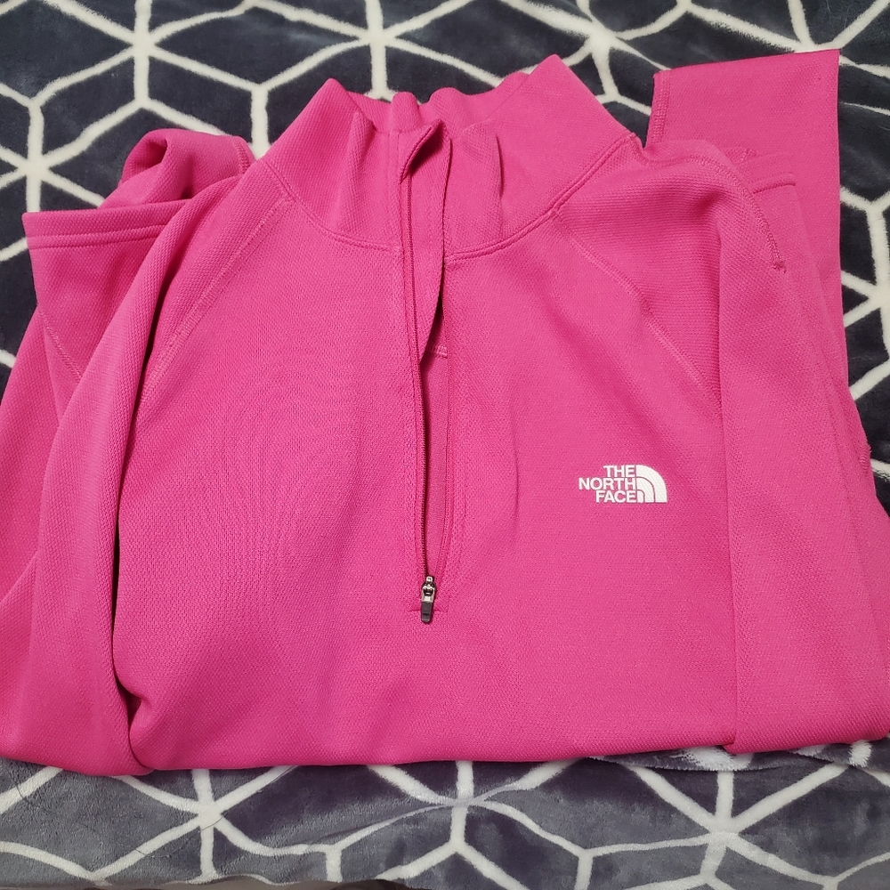 North Face 1/4 zip jacket